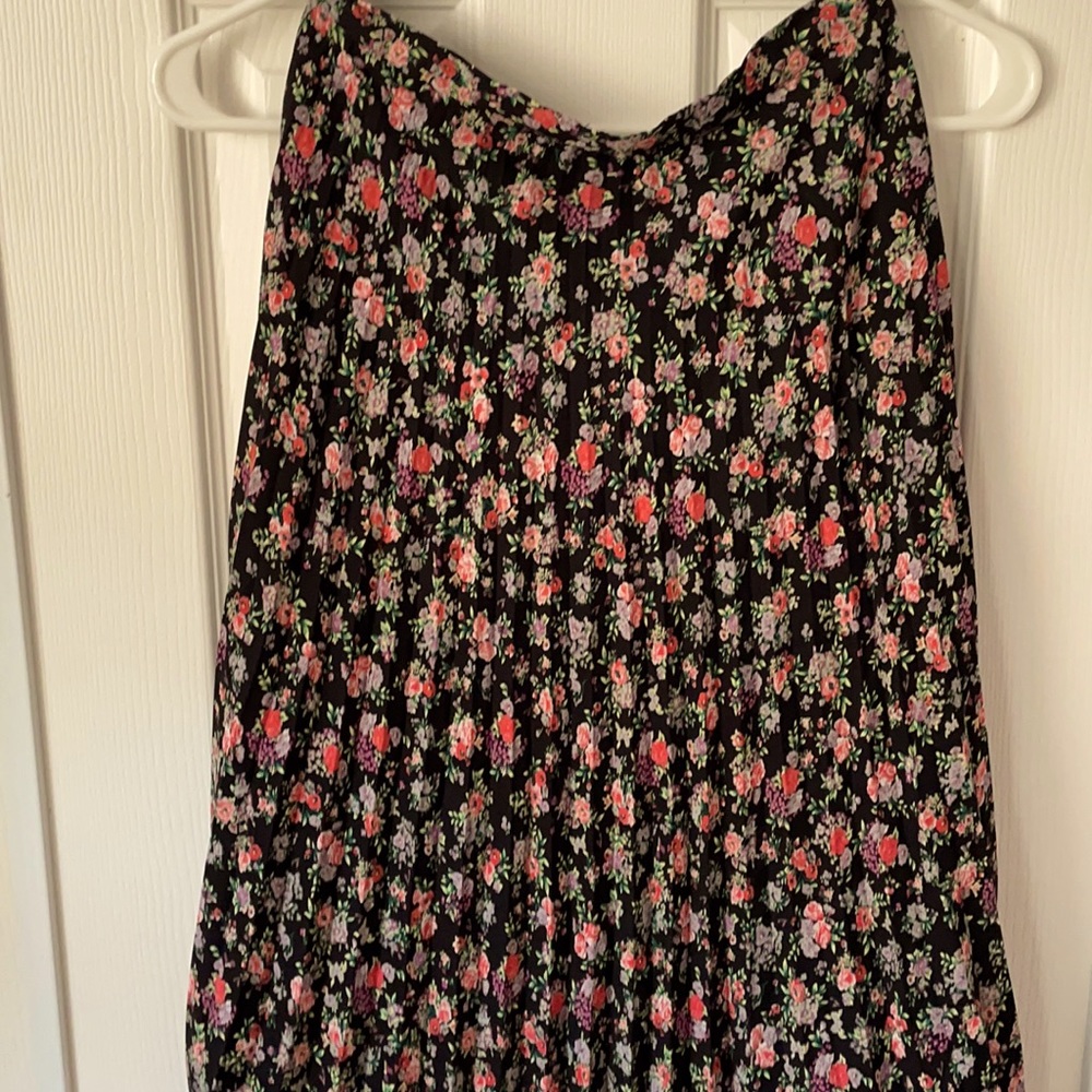 Floral forever 21 maxi skirt